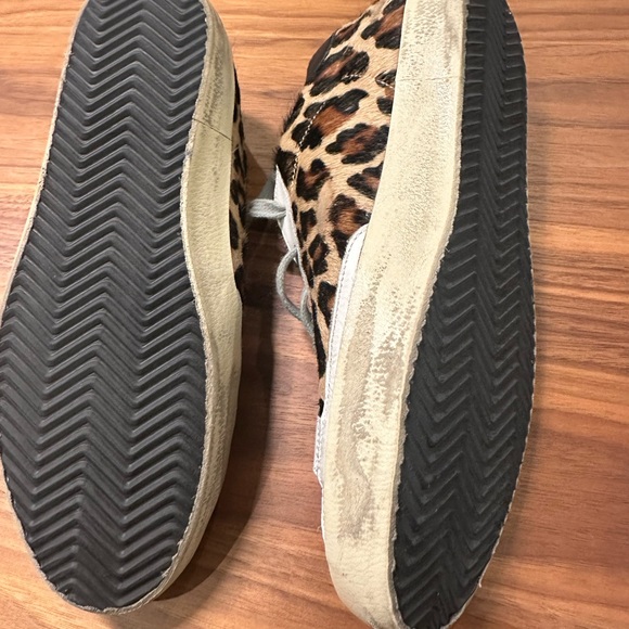 Golden Goose leopard cowhide superstar size 38 in excellent condition - Picture 10 of 14